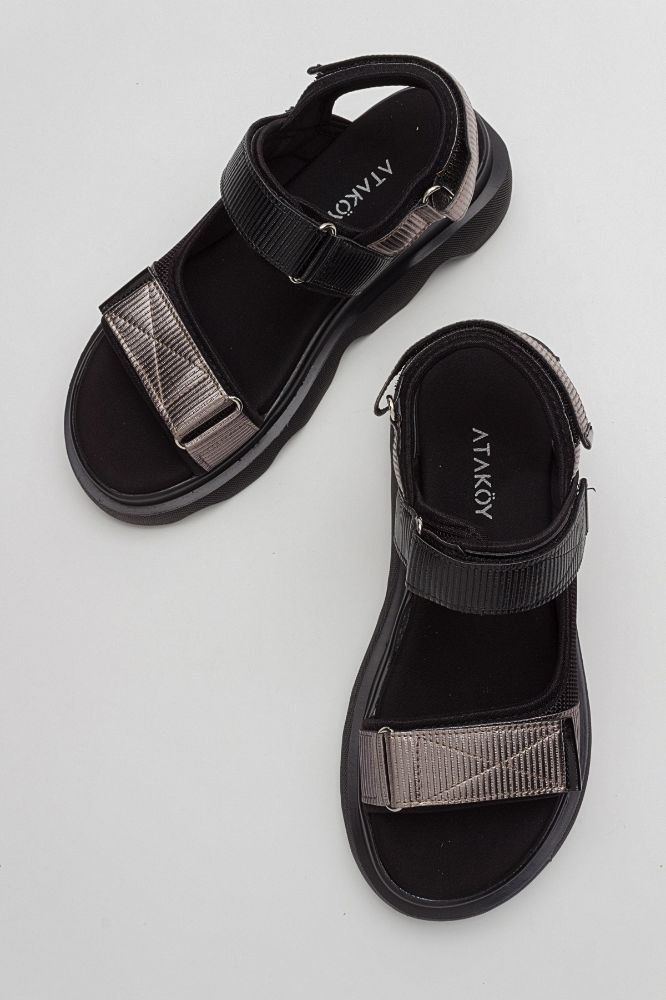 kadin-kalin-taban-spor-sandalet-SIYAH PLATIN-HSN2323527-0062041_0